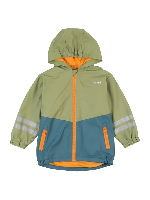 PLAYSHOES PLAYSHOES Tehnička jakna  petrol / pastelno zelena / narančasta / srebro
