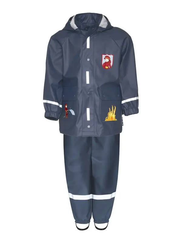 PLAYSHOES PLAYSHOES Tehničko odijelo 'Feuerwehr'  morsko plava / tamo žuta / srebrno siva / crvena