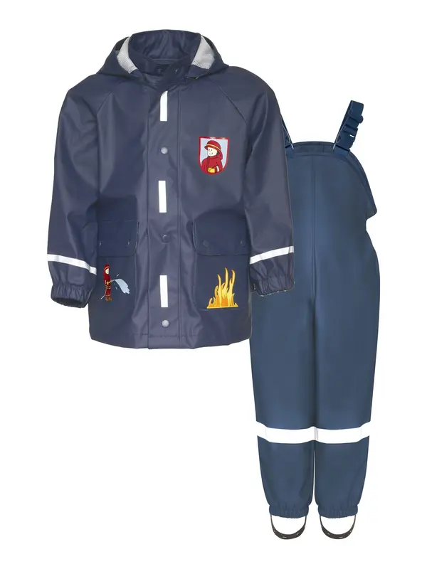 PLAYSHOES PLAYSHOES Tehničko odijelo 'Feuerwehr'  morsko plava / žuta / crvena