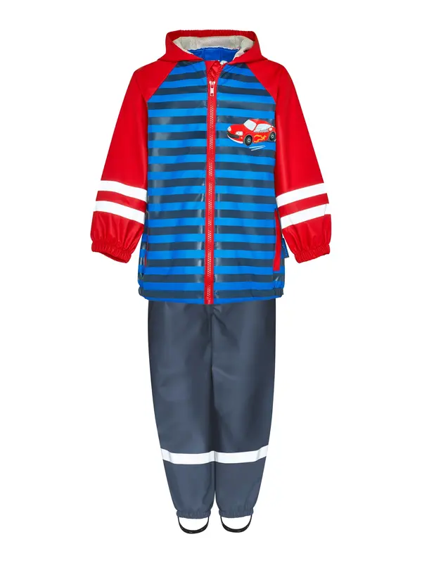 PLAYSHOES PLAYSHOES Tehničko odijelo 'Rennwagen'  mornarsko plava / nebesko plava / crvena
