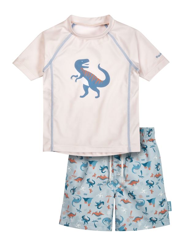 PLAYSHOES PLAYSHOES UV-zaštita 'Dino'  ecru/prljavo bijela / plava / svijetloplava / smeđa