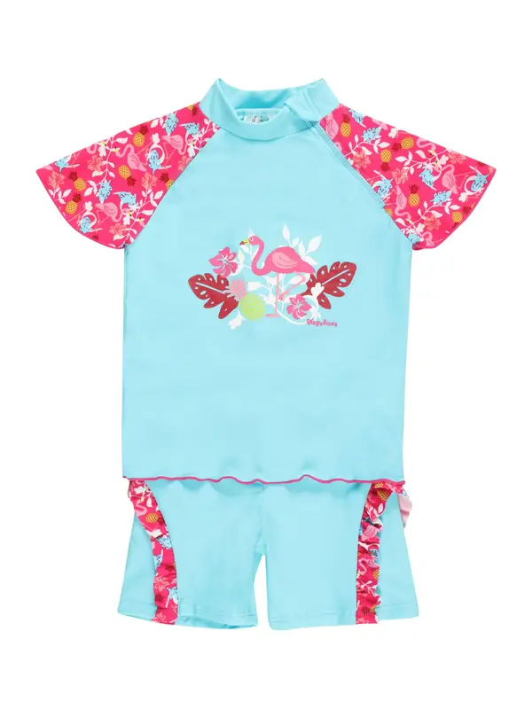 PLAYSHOES PLAYSHOES UV-zaštita 'Flamingo'  tirkiz / miks boja / roza