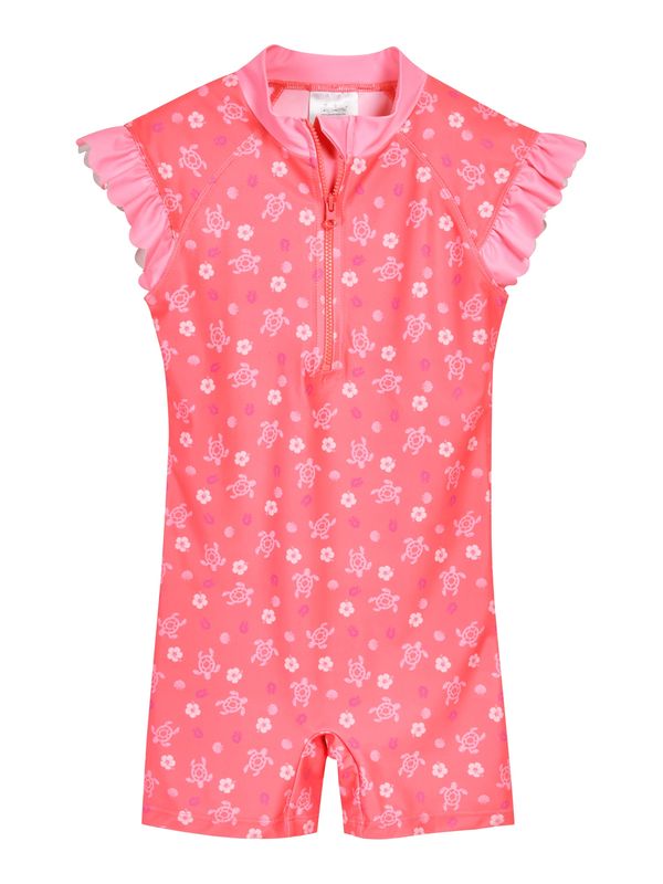 PLAYSHOES PLAYSHOES UV-zaštita 'Hawaii'  losos / fuksija / roza / ružičasta