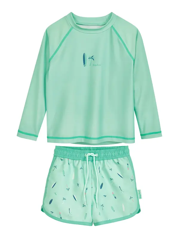 PLAYSHOES PLAYSHOES UV-zaštita 'Surf Palme'  mornarsko plava / tirkiz / kraljevsko plava / bijela