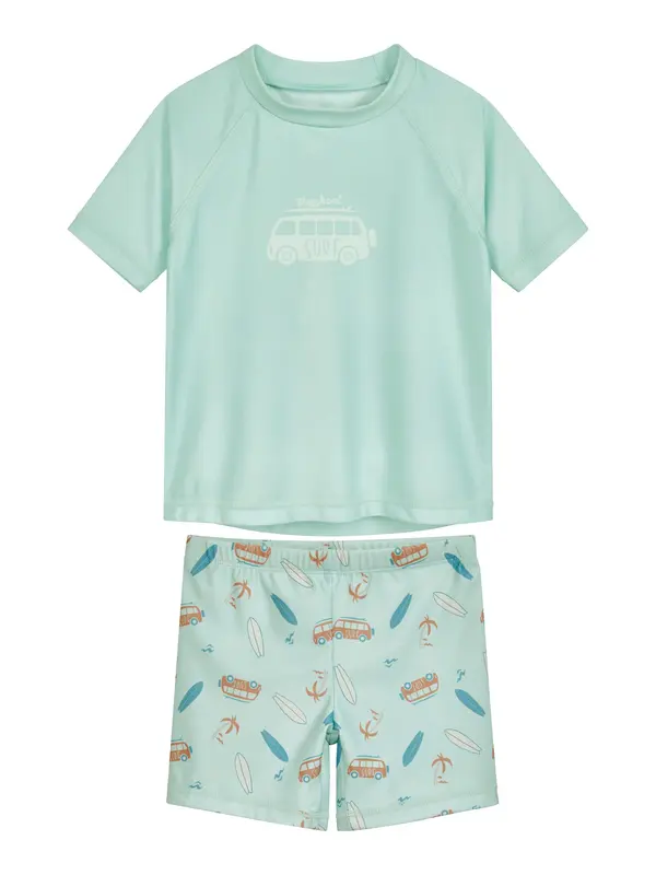 PLAYSHOES PLAYSHOES UV-zaštita  tirkiz / svijetlosmeđa / menta