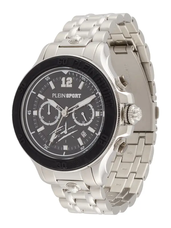 Plein Sport Plein Sport Analogni sat  crna / srebro