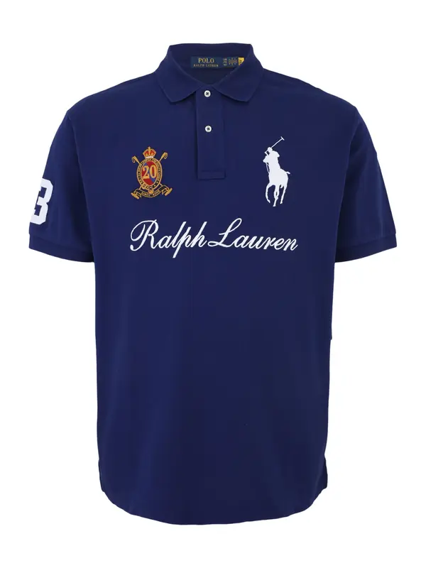 Polo Ralph Lauren Big & Tall Polo Ralph Lauren Big & Tall Majica  mornarsko plava / zlatno žuta / crvena / bijela