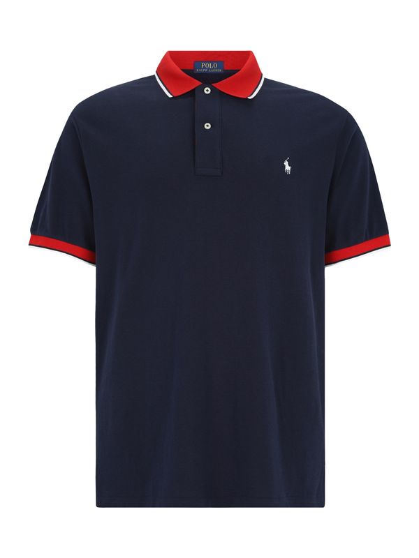 Polo Ralph Lauren Big & Tall Polo Ralph Lauren Big & Tall Majica  morsko plava / crvena / bijela