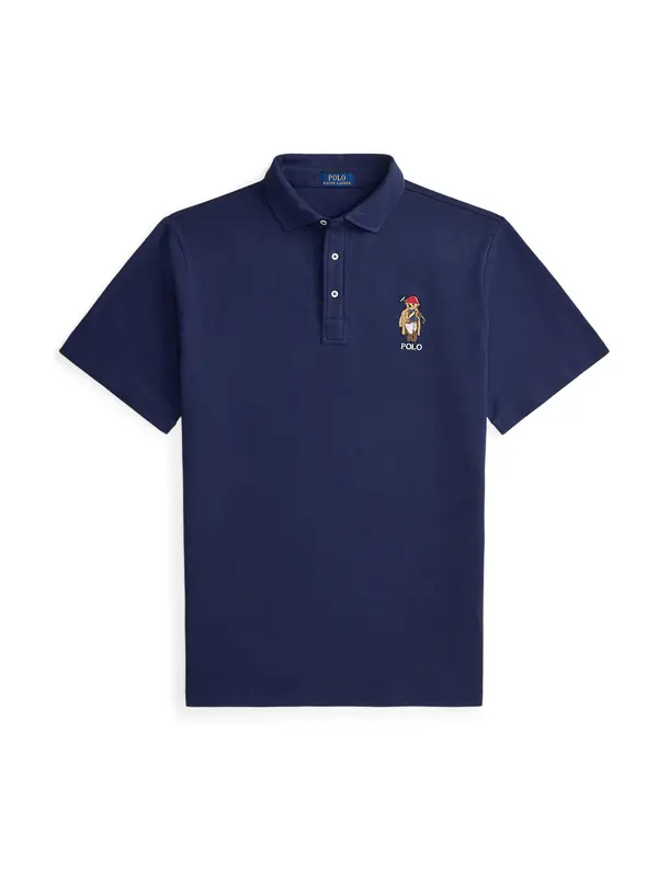 Polo Ralph Lauren Big & Tall Polo Ralph Lauren Big & Tall Majica  morsko plava / smeđa / žuta / bijela