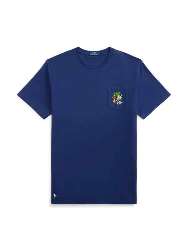 Polo Ralph Lauren Big & Tall Polo Ralph Lauren Big & Tall Majica  tamno plava / smeđa / žuta / zelena