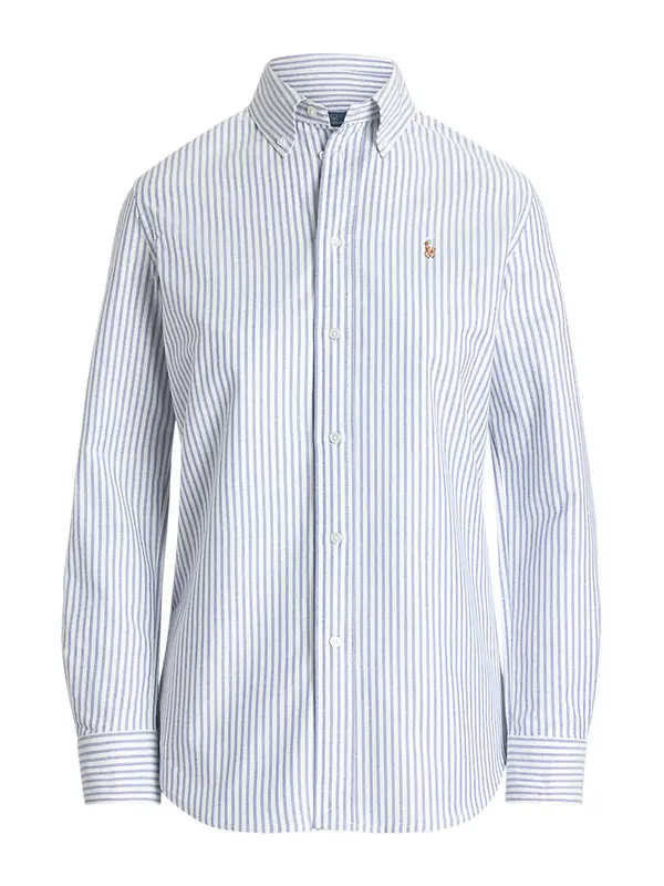 Polo Ralph Lauren Polo Ralph Lauren Bluza  svijetloplava / konjak / bijela