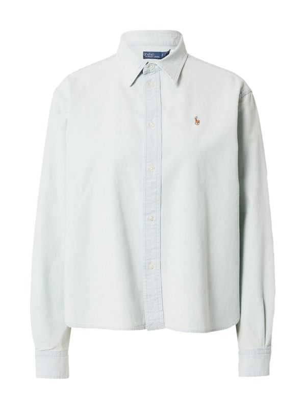 Ralph Lauren Polo Ralph Lauren Bluza  svijetloplava / smeđa