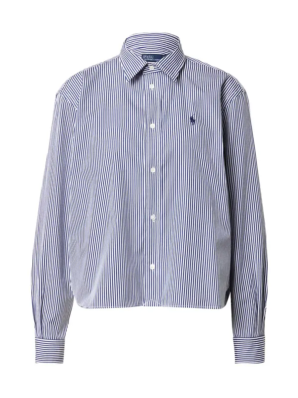 Polo Ralph Lauren Polo Ralph Lauren Bluza  tamno plava / bijela