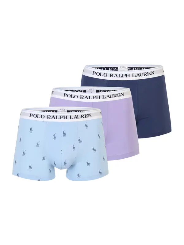 Polo Ralph Lauren Polo Ralph Lauren Bokserice 'Classic'  mornarsko plava / akvamarin / pastelno ljubičasta / bijela