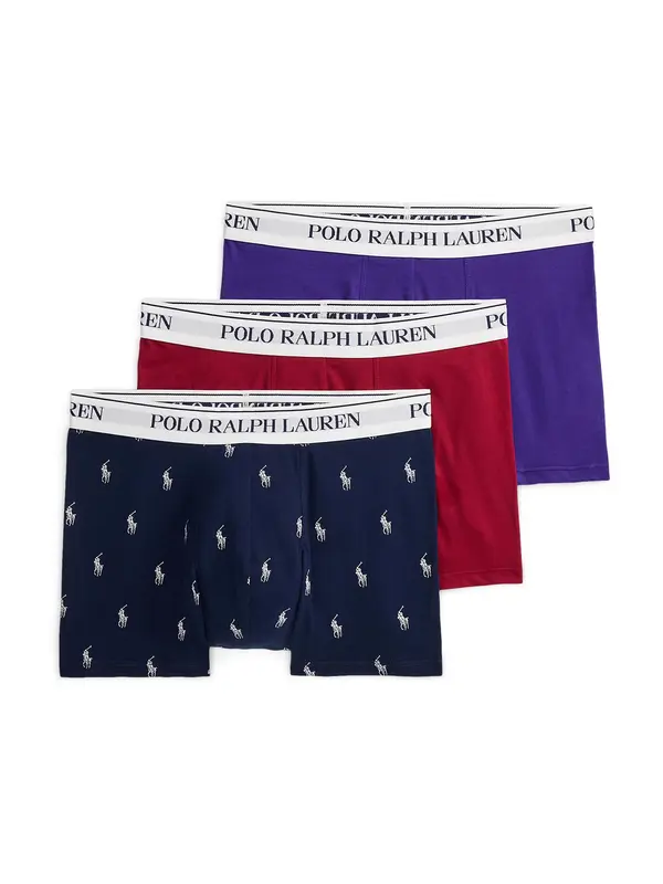 Polo Ralph Lauren Polo Ralph Lauren Bokserice 'CLASSIC'  mornarsko plava / ljubičasta / crvena / bijela