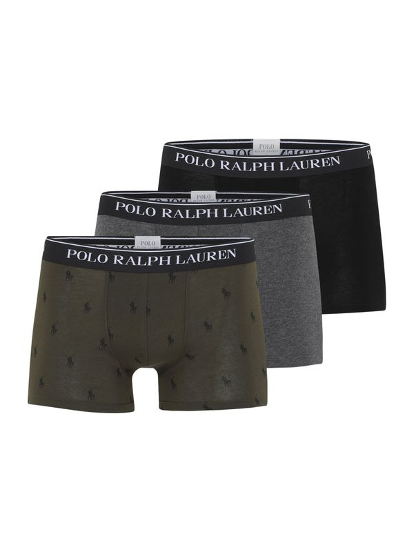 Polo Ralph Lauren Polo Ralph Lauren Bokserice 'CLSSIC'  grafit siva / tamno zelena / crna / prljavo bijela