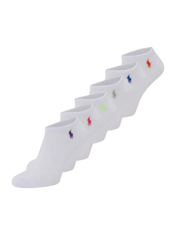 Polo Ralph Lauren Polo Ralph Lauren Čarape  plava / neonsko zelena / ljubičasta / bijela