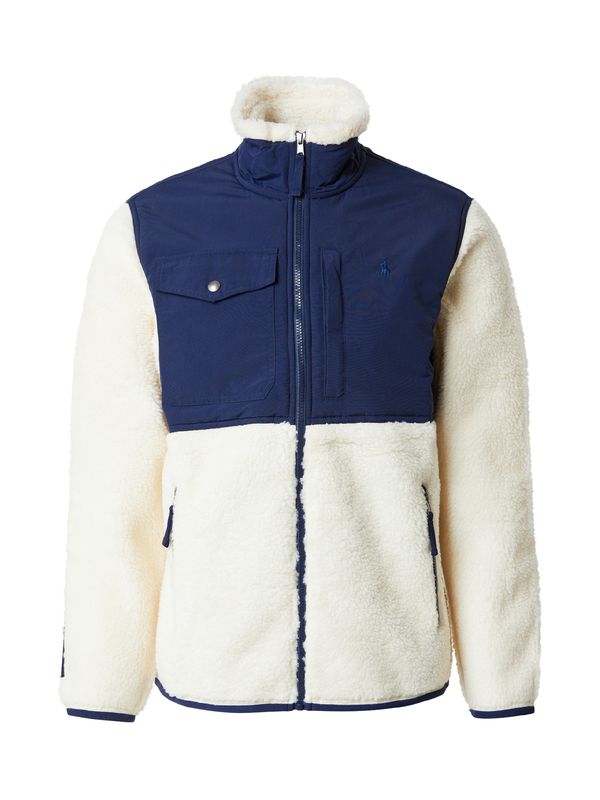 Polo Ralph Lauren Polo Ralph Lauren Flis jakna  mornarsko plava / bijela