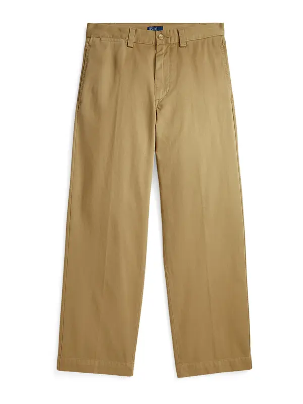 Polo Ralph Lauren Polo Ralph Lauren Hlače na crtu  kaki