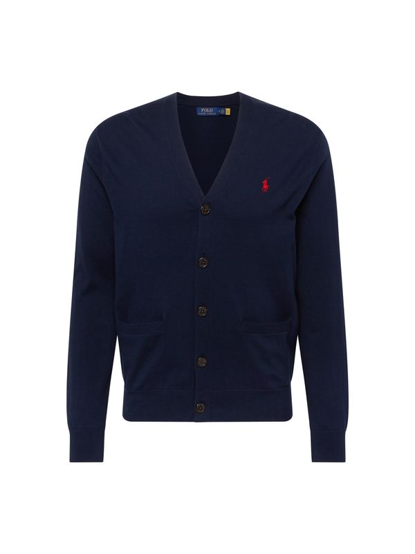 Polo Ralph Lauren Polo Ralph Lauren Kardigan  mornarsko plava / crvena