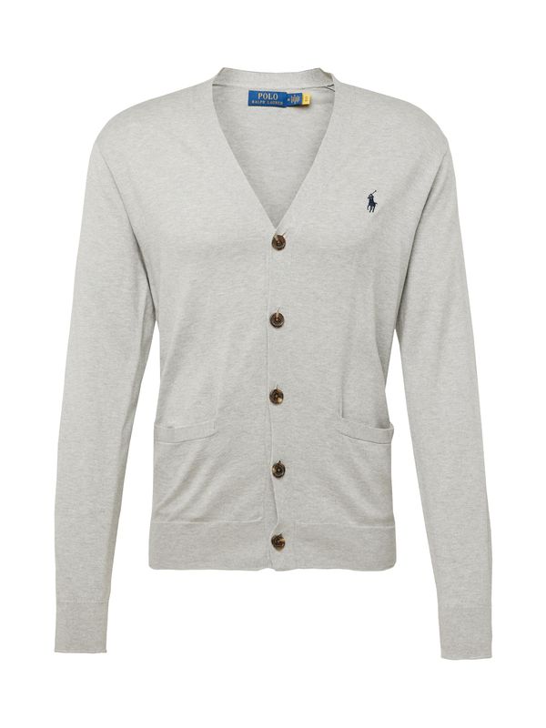 Polo Ralph Lauren Polo Ralph Lauren Kardigan  morsko plava / siva melange