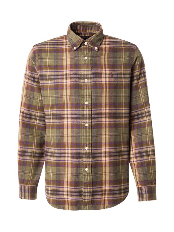 Polo Ralph Lauren Polo Ralph Lauren Košulja  bež / smeđa / maslinasta / ljubičasta