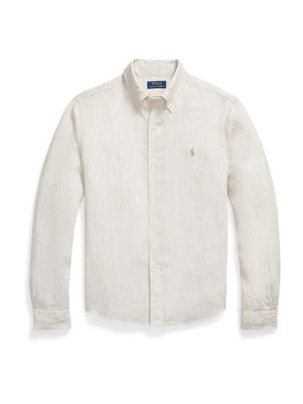 Polo Ralph Lauren Polo Ralph Lauren Košulja  boja devine dlake (camel) / bijela