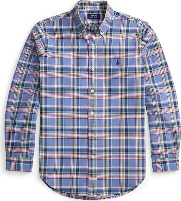 Polo Ralph Lauren Polo Ralph Lauren Košulja 'CLASSIC'  mornarsko plava / kraljevsko plava / limeta / rubin crvena