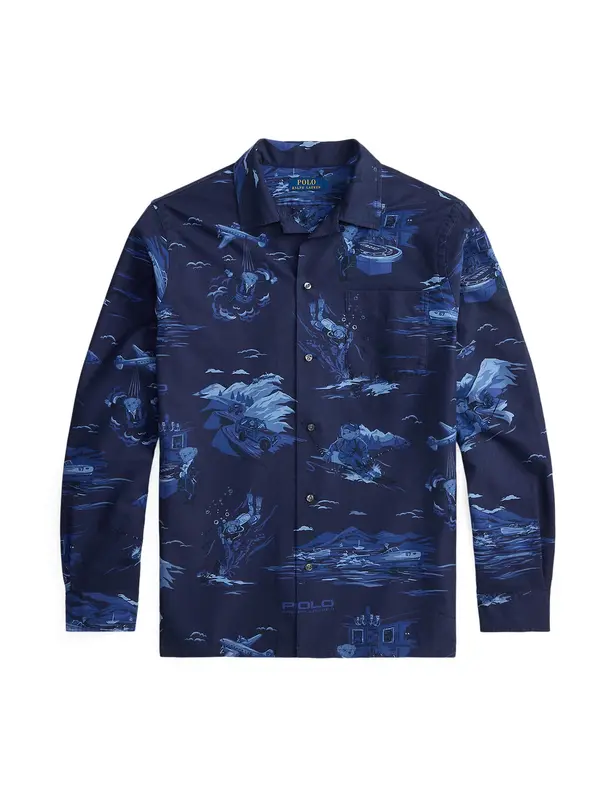 Polo Ralph Lauren Polo Ralph Lauren Košulja 'CLASSIC'  mornarsko plava / kraljevsko plava / svijetloplava