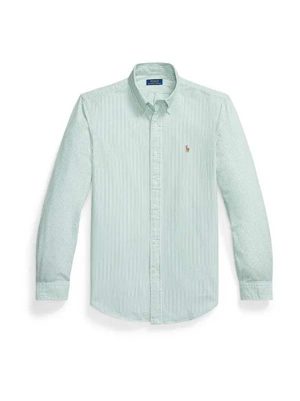 Polo Ralph Lauren Polo Ralph Lauren Košulja 'CLASSIC'  svijetlozelena / bijela