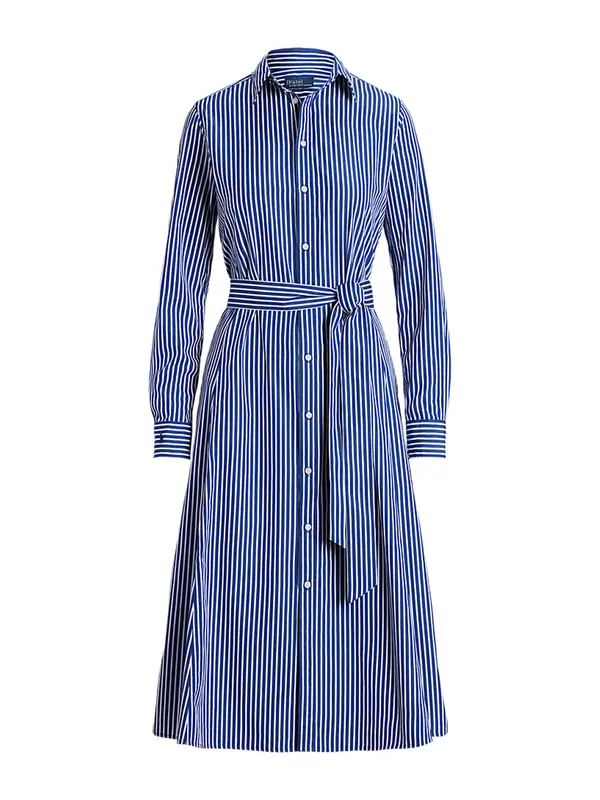 Polo Ralph Lauren Polo Ralph Lauren Košulja haljina  tamno plava / bijela
