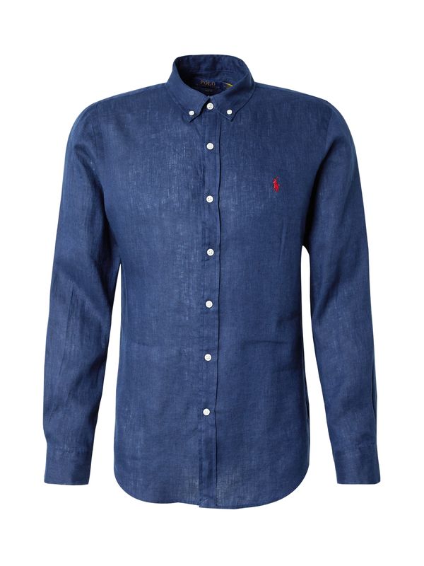 Polo Ralph Lauren Polo Ralph Lauren Košulja  mornarsko plava / narančasto crvena