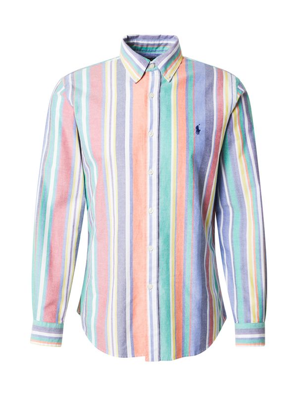 Polo Ralph Lauren Polo Ralph Lauren Košulja  morsko plava / zelena / svijetlocrvena / prljavo bijela