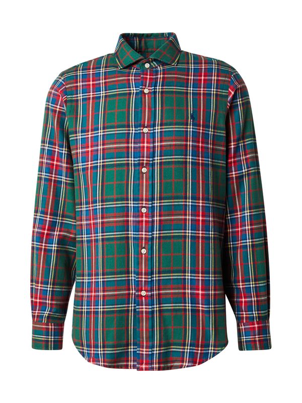 Polo Ralph Lauren Polo Ralph Lauren Košulja  nebesko plava / zelena / crvena / bijela