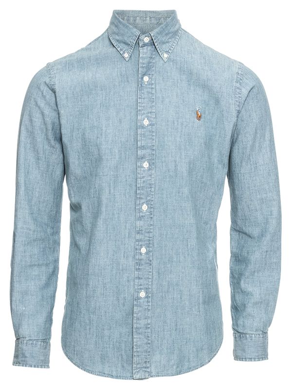 Polo Ralph Lauren Polo Ralph Lauren Košulja  plava melange / karamela / bijela