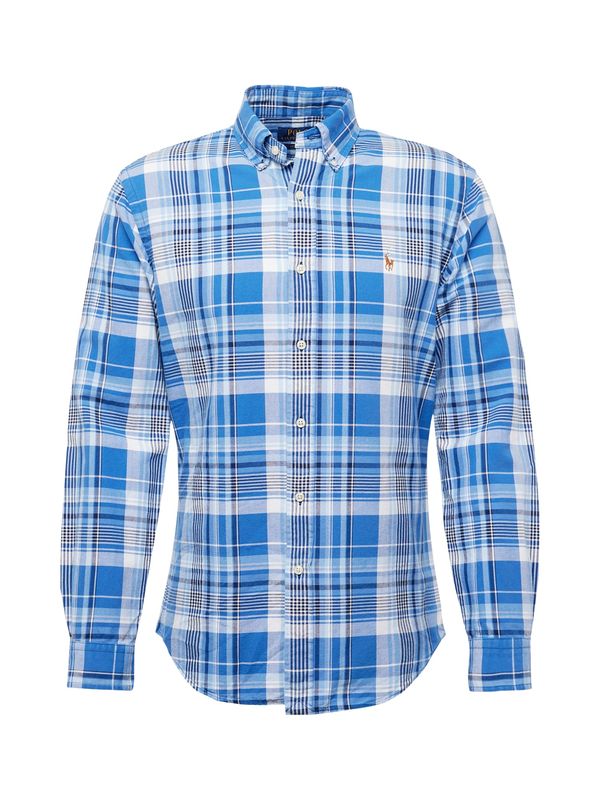 Polo Ralph Lauren Polo Ralph Lauren Košulja  plava / tamno plava / smeđa / bijela