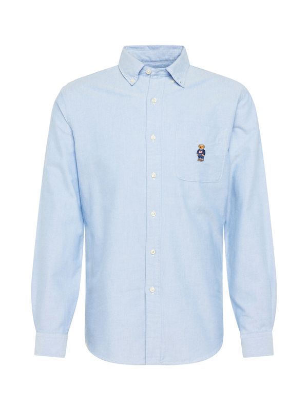 Polo Ralph Lauren Polo Ralph Lauren Košulja  svijetloplava / tamno plava / svijetlosmeđa / crvena