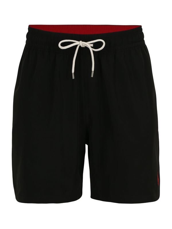 Polo Ralph Lauren Polo Ralph Lauren Kupaće hlače 'TRAVELER'  crvena / crna