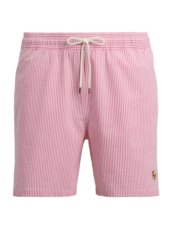 Polo Ralph Lauren Polo Ralph Lauren Kupaće hlače 'TRAVELER'  svijetloroza / bijela