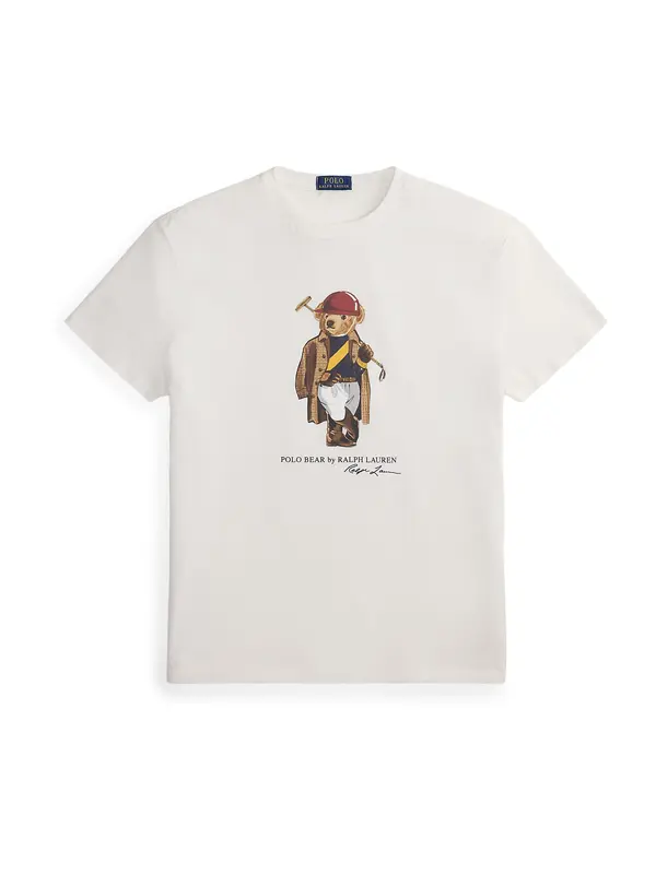 Polo Ralph Lauren Polo Ralph Lauren Majica  bež / crvena / crna / bijela