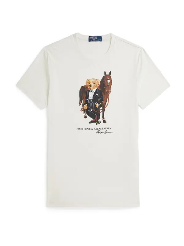 Polo Ralph Lauren Polo Ralph Lauren Majica  bež / mornarsko plava / čokolada / bijela