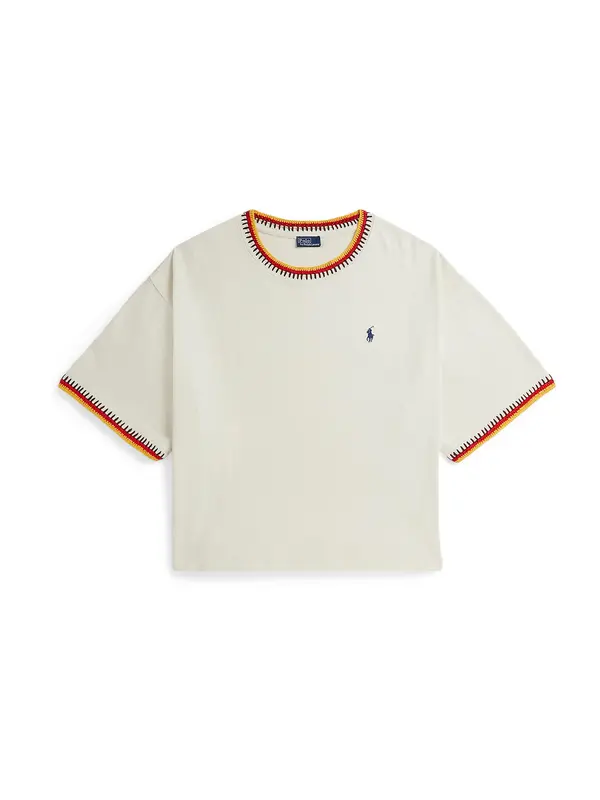 Polo Ralph Lauren Polo Ralph Lauren Majica  boja pijeska / mornarsko plava / žuta / crvena