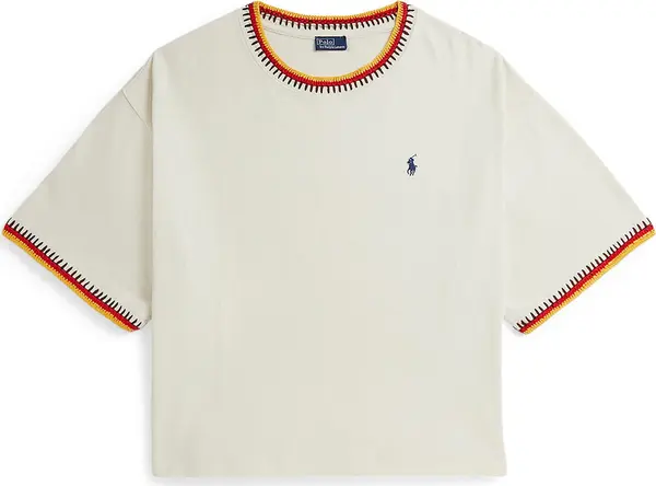 Polo Ralph Lauren Polo Ralph Lauren Majica  boja pijeska / mornarsko plava / žuta / crvena