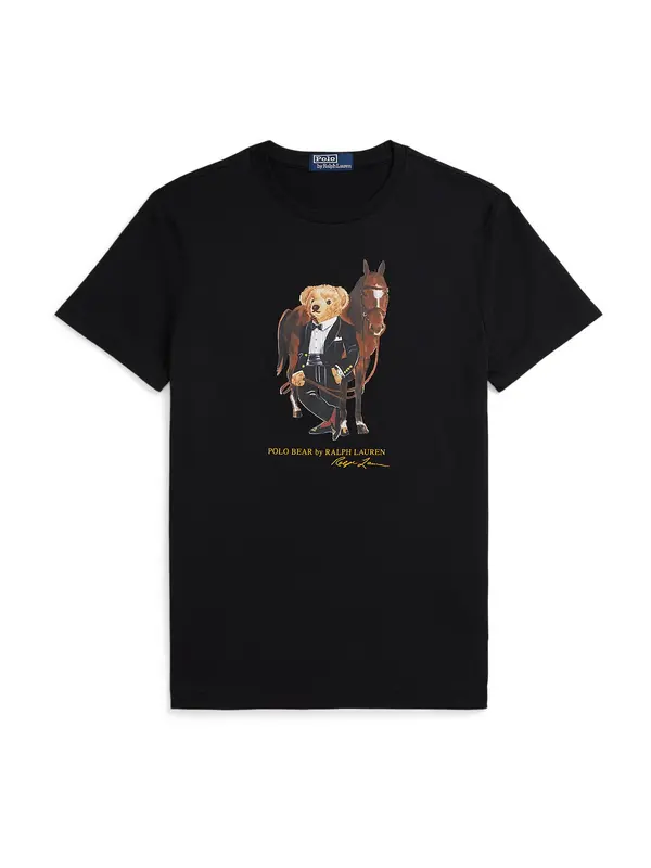 Polo Ralph Lauren Polo Ralph Lauren Majica  cappuccino / tamno smeđa / crna / bijela