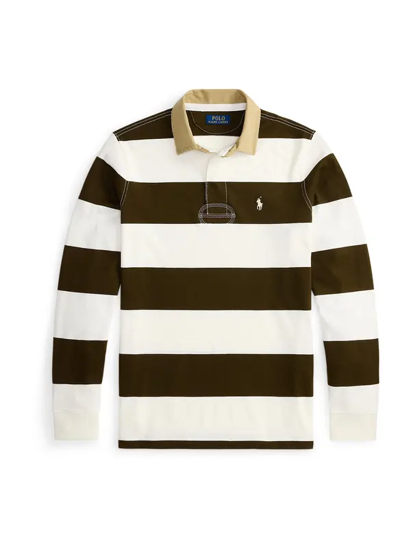 Polo Ralph Lauren Polo Ralph Lauren Majica  čokolada / svijetlosmeđa / bijela