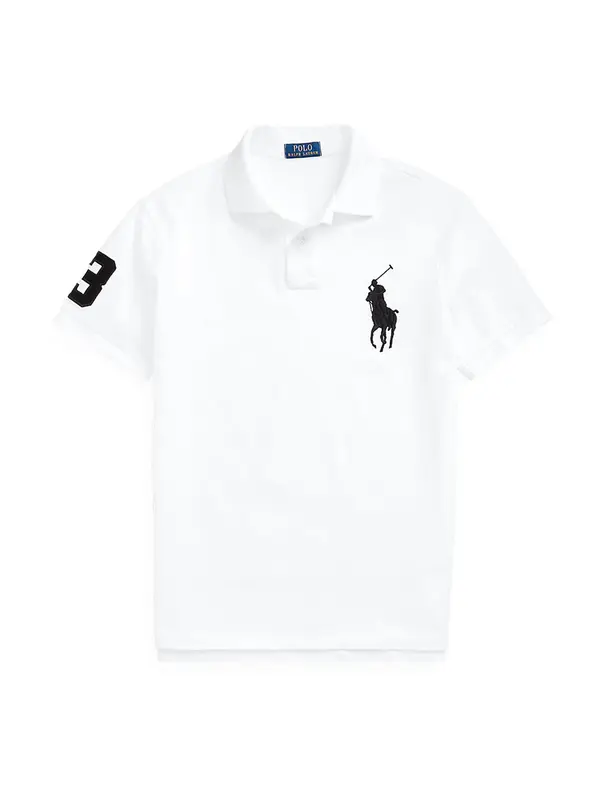 Polo Ralph Lauren Polo Ralph Lauren Majica  crna / bijela