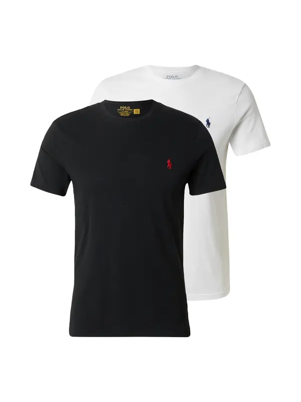Polo Ralph Lauren Polo Ralph Lauren Majica  crna / bijela
