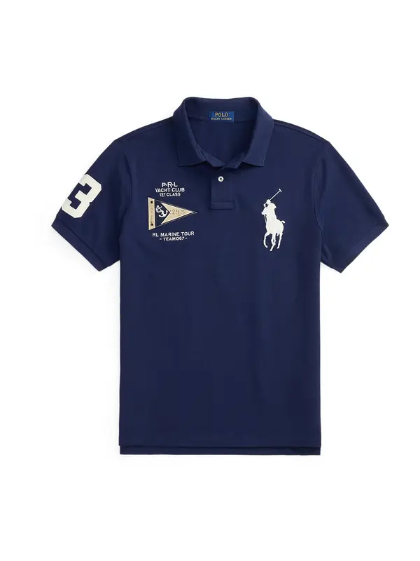Polo Ralph Lauren Polo Ralph Lauren Majica  ecru/prljavo bijela / mornarsko plava / bijela