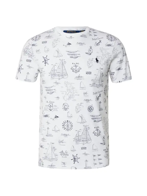 Polo Ralph Lauren Polo Ralph Lauren Majica  mornarsko plava / bijela