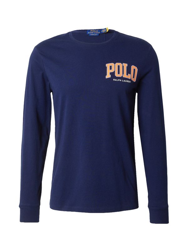 Polo Ralph Lauren Polo Ralph Lauren Majica  mornarsko plava / narančasta / bijela